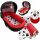  Inserto per gondola Alb Minnie Mouse rosso 110 x 30 cm