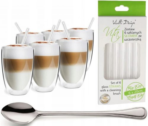 Vialli Design bicchieri da caffè e tè 350 ml 6 pz.