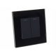 Doppio interruttore Classic B-line nero KP-1100013