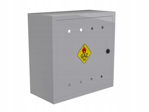 Armadio a gas JD-MetalBox, grigio, 60x60x25 cm