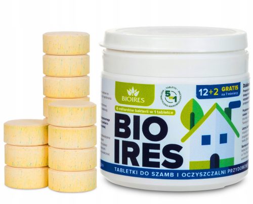  Bioires compresse da 0,2 kg per fosse settiche