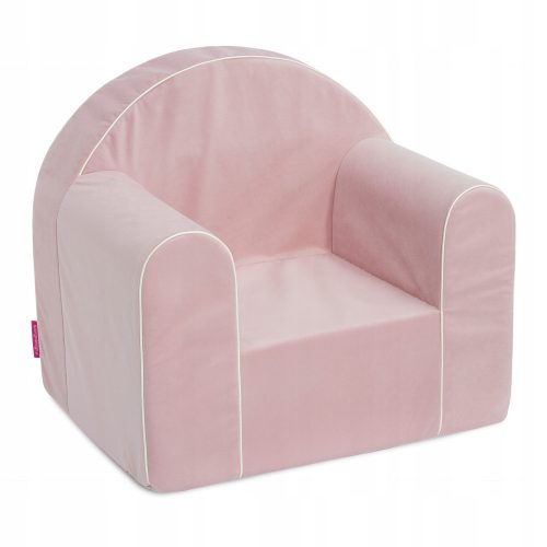  Poltrona per bambini Badum Mini Velour, rosa