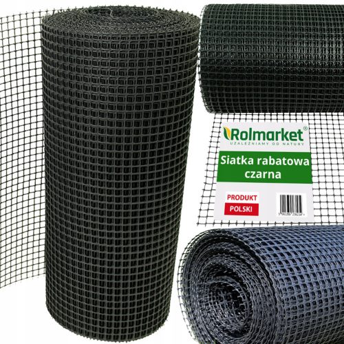 RECINZIONE LETTO RETE 0,6x25m PVC NERO