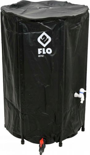 Serbatoio dell'acqua piovana - Serbatoio acqua piovana 250 l 88 x 60 cm nero