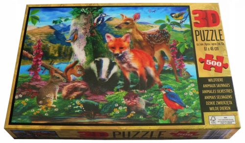  Puzzle 500 3D Howard Robinson ANIMALI SELVATICI