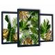 3 quadri nel soggiorno Tropical Monstera 2 130x63