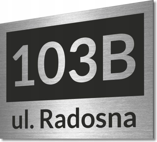 EXTRAREKLAMY.pl numero civico 40 x 30 cm