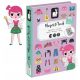  Janod Puzzle Magnetico Magnetibook Costumi Ragazza