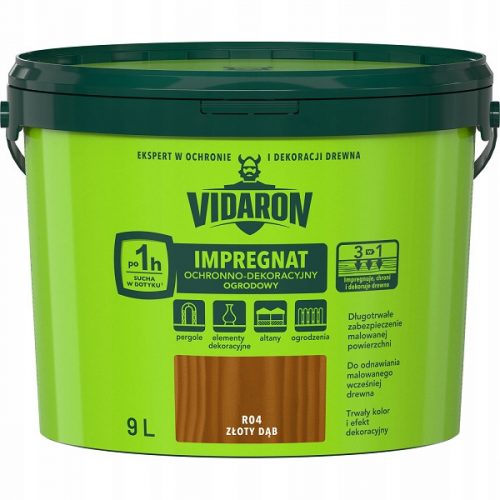 Impregnazione legno Vidaron, rovere dorato, 9 l