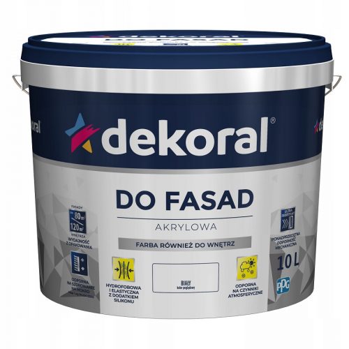 Pittura murale acrilica Dekoral 10 l Bianco opaco