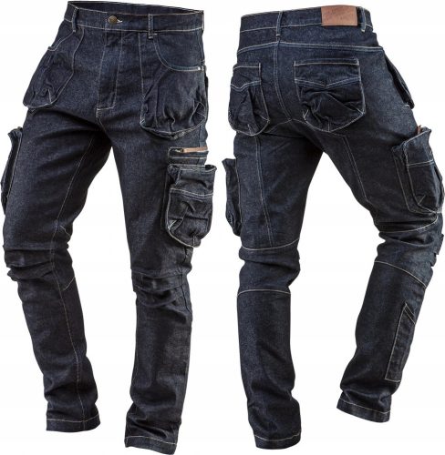 Pantaloni da lavoro lunghi in denim Neo Tools, taglia XL