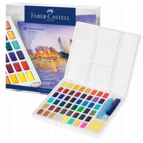  Colori ad acquerello Faber-Castell 48 pz.