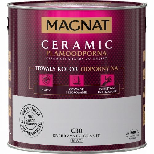 Pittura murale ceramica Magnat 5 l C30 Argento Granito opaco