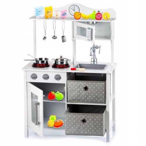  CUCINA IN LEGNO PER BAMBINI KINDERPLAY + LUCE