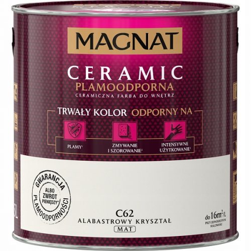 Pittura murale ceramica Magnat 5 l C62 Alabaster Crystal opaco