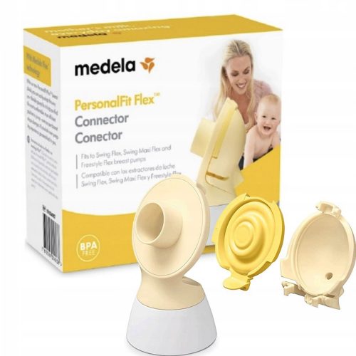  Connettore Medela per tiralatte PersonalFit Flex, 2 pezzi 101034008