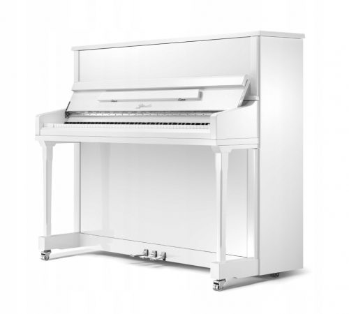  Ritmüller Coda 122 EU pianoforte bianco lucido + cromo