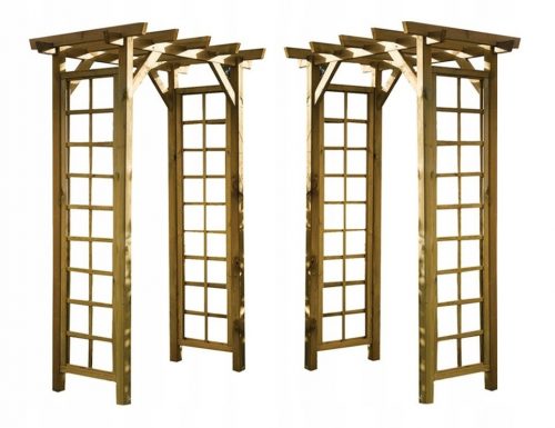 Pergolato - Traliccio Karussel in legno pergola 210 cm + guanti Keilor DRAGON taglia 9 - L 1 paio