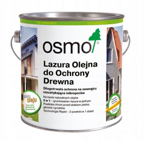 Smalto ad olio Osmo per la protezione del legno di noce 2,5L