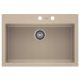 Lavello Moderno Buddy 60 a una vasca, granito beige