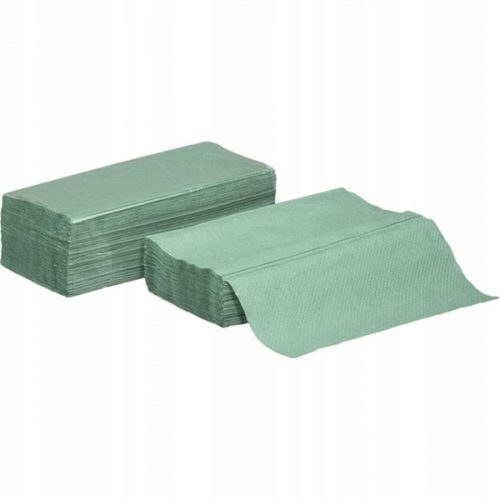 Asciugamani di carta piegati ZZ Bruno 23 x 25 cm verde 4000 pezzi