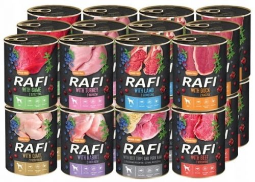  DOLINA NOTECI RAFI ALIMENTO PER CANI MIX GUSTI 24x800g