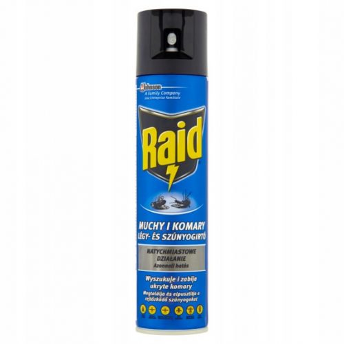  Spruzzatore, aerosol contro zanzare, tarme, mosche, vespe Raid 0,48 kg 400 ml