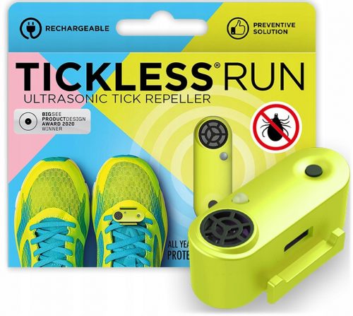  Protezione antizecche ad ultrasuoni Tickless Run gialla