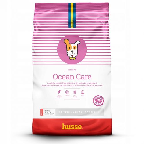  Husse Sensitive Ocean Care cibo secco per cani salmone 12,5 kg