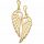  Orecchini GOLD ANGEL WINGS, oro 333, regalo