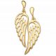  Orecchini GOLD ANGEL WINGS, oro 333, regalo