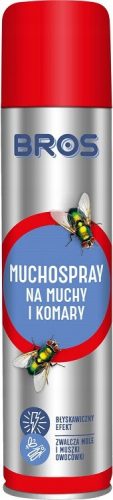  Aerosol contro zanzare e mosche Bros 750 ml