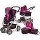  Set passeggino per bambole 3 in 1 Doris DM9662