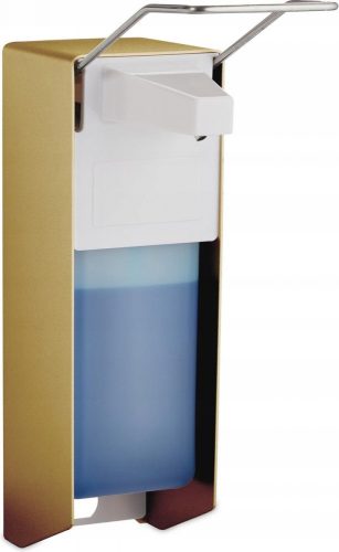 Dispenser sapone a parete Gomito Relaxdays 1000 ml tonalità del blu