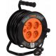 Cavo prolunga Sthor Reel da 15 m, 4 prese, nero