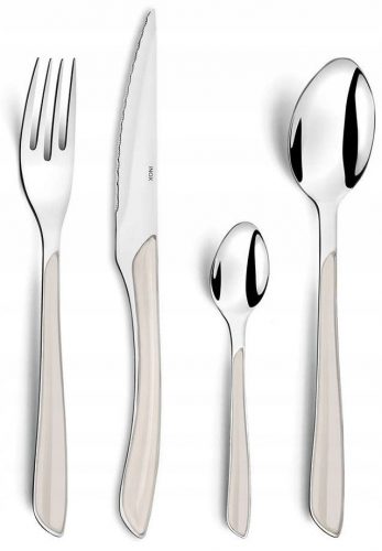 Set posate Altom Design ECLAT WHITE NICKEL FREE, 48 pz.