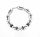  Bracciale in argento, ossidato, motivo greca, pr925