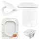 Sedile WC Perfecto Quattro, duroplast bianco