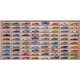  Scaffale per Macchinine Cars Springs Hot Wheels Organizer 80 posti Legno