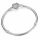  Bracciale MD Bracciale con ciondolo a cuore in zircone | 18 cm