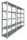 Scaffale da magazzino in metallo DODAS 195 x 275 x 40 cm max 150 kg per ripiano