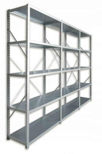 Scaffale da magazzino in metallo DODAS 195 x 275 x 40 cm max 150 kg per ripiano