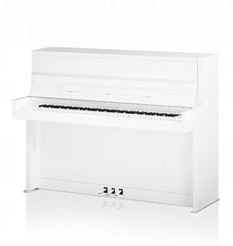 Pianoforte C. Bechstein Millenium bianco lucido + cromato