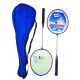 Set BADMINTON per COPRI RACCHETTE BADMINTON