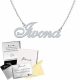  Collana Con Il Nome Iwona Placca In Argento