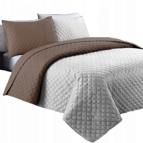 Copriletto Syl-Mar poliestere 200 cm x 220 cm beige, nero, sfumature di marrone, sfumature di grigio, sfumature di verde, multicolor