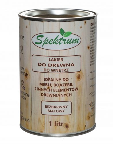 SPEKTRUM vernice per legno opaca incolore 5l