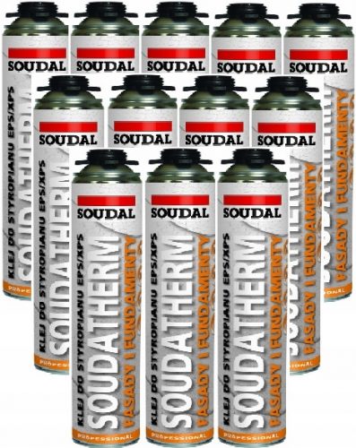 SOUDAL SOUDATHERM do Polistirolo 750ml CARTONE 12 pz