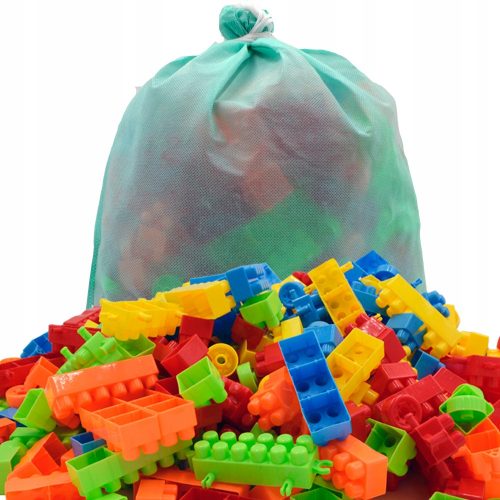  SET BLOCCHI DA COSTRUZIONE IN PLASTICA 500 pz. GRANDE