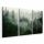 Quadro da Parete Trittico FORESTA NELLA NEBBIA Decoro 3D 120x80